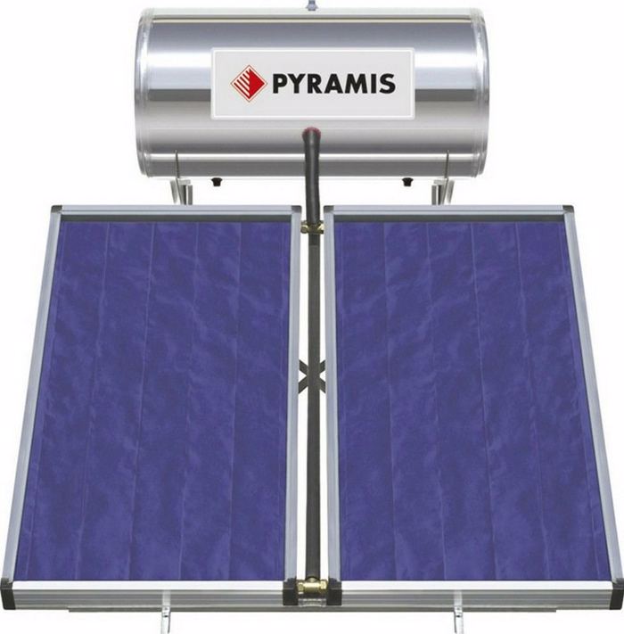 ILIAKOS ThERMOSIFONAS EPILEKTIKOu SuLLEKTI PYRAMIS 160Lt/3m² DIPLIS ENERGIAS 026000405